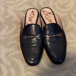 Sam Edelman black leather Linnie mule 9.5